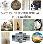 DesignQ Traditional Metal Wall Art Decor Set - Beige Metal Wall Art For Living Room - Serene Art Of Modern Scandinavian In Minimalism Set Of 5 round metal - 80" wide x 36" high - 5 metal wall Panels