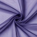 Aiyufeng Purple Sheer Curtains 96 Inches Long 2 Panels Set, Light Filtering Soft Airy Voile Rod Pocket Purple Sheer Window Drapes for Bedroom Living Room, Each 42Wx96L Inches