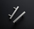 Ravinte 20 Pack Cabinet Handles 3 Inch Brushed Nickel Cabinet Pulls Square Hardware for Kitchen Cabinets - 5 Inch Total Length