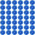 Auihiay 64PCS Royal Blue Hydrangea Artificial Flowers, Silk Hydrangea Heads with Stems, Fake Flowers for DIY Wedding Centerpiece, Home, Party, Baby Shower, Garden Decoration