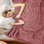 Bedsure GentleSoft Dusty Pink Full Blanket for Bed - Cozy Soft Blankets for Women, Cute Small Fleece Throws for Girls, Birthday Gifts for Women Decor Gifts for Mom, 84x90 Inches