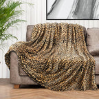 PAVILIA Cheetah Fleece Throw Blanket | Cheetah Leopard Animal Print Flannel Blanket for Twin Bed | Soft Velvet Lightweight Microfiber Blanket for Bed Couch Sofa | 60x80 Inches