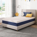 6 Inch TwinXL Size Mattress for Kids, Gel Cooling Memory Foam Mattress in A Box, Medium Firm Feel for Back Pain Relief, CertiPUR US Certified