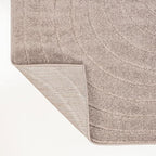Eyely NCS101C-5 Odense High-Low Minimalist Angle Geometric Light Taupe 5 ft. x 8 ft. Indoor/Outdoor Area Rug, for Home, Backyard, Patio, Porch, Bedroom, Kitchen, Living Room