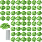 AVIVIHO 65 PCS Green Hydrangea Artificial Flowers Bulk Realistic Fake Hydrangeas Silk Flowers with Stems for Home Weddings,Centerpieces,Party Arch Backdrop Decor DIY Florals Decorations