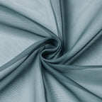 Aiyufeng Dusty Blue Sheer Curtains 45 inches Long, Short Kitchen Window Treatment Solid Sheers Cafe Curtains Bathroom Voile Half Window Curtains 2 Panels, Rod Pocket, 42" Wx45 L