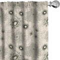 Ambesonne Dahlia Curtains, Vintage Style Garden Flower Sketches of Dahlia and Chrysanthemum Botany Theme, Window Treatments 2 Panel Set for Living Room Bedroom, Pair of - 28" x 95", Beige Black