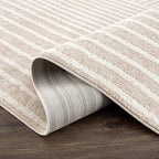 Abani Area Rug for Living Room -Nuevo 2' x 3' Beige Arch Pattern Area Rug, Soft and Durable Living Room Rug, Stain and Fade Resistant, Chic Modern Design, Pet & Kid Friendly