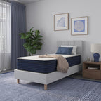 NapQueen Twin-XL Size, 12 Inch New Victoria Hybrid Cooling Gel Infused Pocket Spring and Memory Foam Mattress, Bed in a Box, CertiPUR-US Certified
