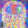Ollny Christmas Lights Outdoor Waterproof, 1000LED 328FT Super Long String Lights with Remote 3 Timer, Plug in 8 Modes Fairy Light for Outside House Bedroom Xmas Decorations, Multicolor