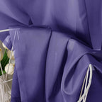 Aiyufeng Purple Sheer Curtains 84 Inches Long 2 Panels Set, Light Filtering Soft Airy Voile Rod Pocket Purple Sheer Window Drapes for Bedroom Living Room, Each 40Wx84L Inches