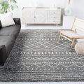 SAFAVIEH Arizona Shag Collection Area Rug - 8' Square, Brown & Ivory, Moroccan Design, Non-Shedding & Easy Care, 1.6-inch Thick Ideal for High Traffic Areas in Living Room, Bedroom (ASG741B)