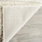 SAFAVIEH Arizona Shag Collection Area Rug - 11' Square, Ivory & Beige, Moroccan Design, Non-Shedding & Easy Care, 1.6-inch Thick Ideal for High Traffic Areas in Living Room, Bedroom (ASG741A)