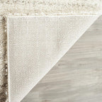 SAFAVIEH Arizona Shag Collection Runner Rug - 2'3" x 18', Ivory & Beige, Moroccan Design, Non-Shedding & Easy Care, 1.6-inch Thick Ideal for High Traffic Areas in Living Room, Bedroom (ASG741A)