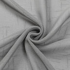Aiyufeng Kirei Faux Linen Kitchen Sheer Valance 14 Inch Length, Soft Airy Slub Textured Short Curtain for Small Windows Farmhouse Bathroom Bedroom Basement, 60X14 Inch, 1 Piece, Silver Grey